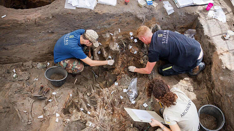Pestfriedhof aus dem 17. Jahrhundert in Nürnberg