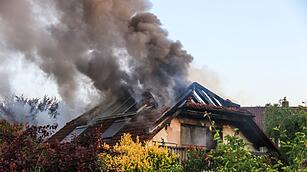 Brand in Bamberg am Pfingstmontag