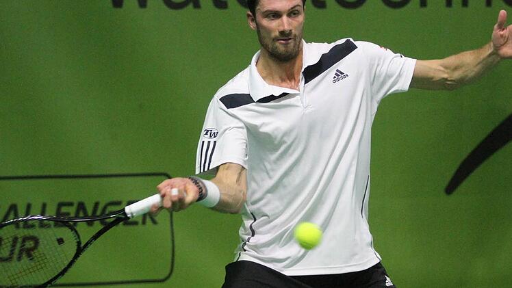 Nach Dustin Brown erwischte es auch Daniel Brands - Aus im Achtelfinale, ebenfalls gegen einen Belgier.  Fotos: Bertram Wagner