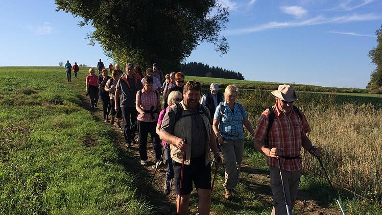 Die BR-Leserwanderung rund um Kupferberg fand am Sonntag bei schönstem Herbstwetter statt. Foto: Alexander Müller