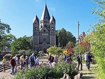 Beim Rundgang in Metz