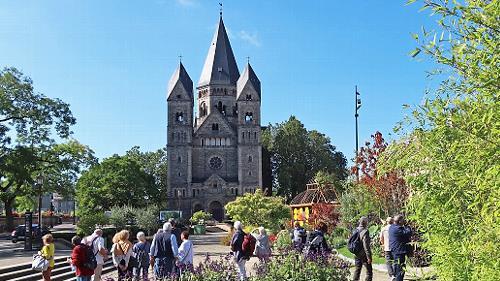 Beim Rundgang in Metz