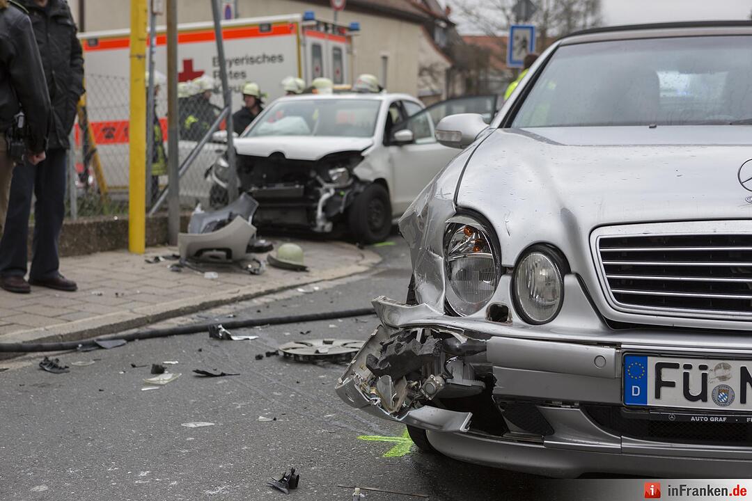 Frau bei Unfall in Langenzenn schwer verletzt