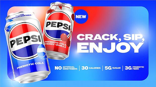 PepsiCo Beverages North America-PEP  PepsiCo unveils Pepsi Prebiotic Cola, the first significant innovation in the traditional cola category in 20 years
