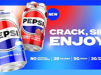 PepsiCo Beverages North America-PEP  PepsiCo unveils Pepsi Prebiotic Cola, the first significant innovation in the traditional cola category in 20 years