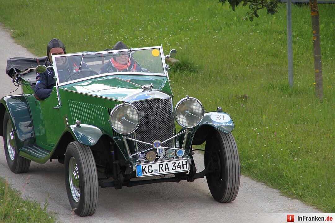 Oldtimertreffen auf der Kulmbacher Plassenburg