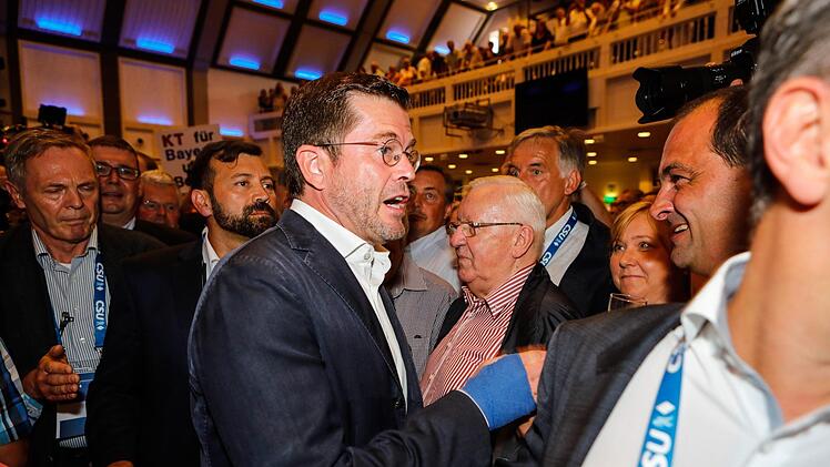 Impressionen von KT zu Guttenbergs erster Wahlkampfveranstaltung für die CSU in Kulmbach Foto: Matthias Hoch