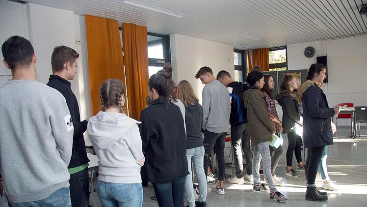 Impressionen von der Juniorwahl   Foto: Richard Sänger