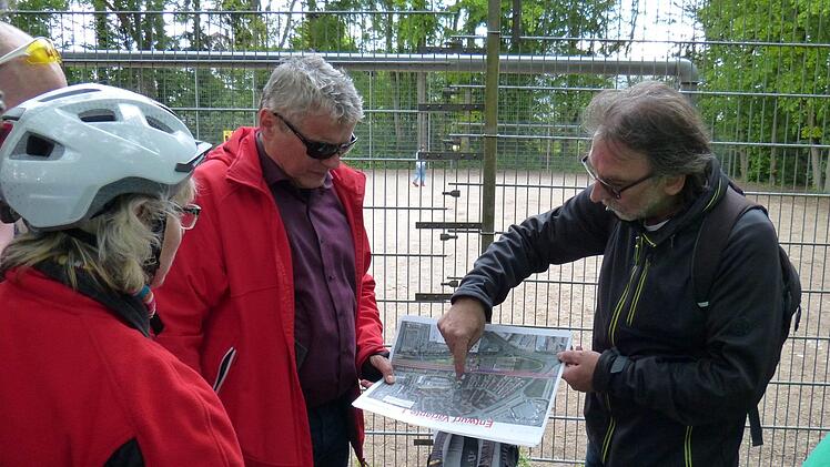 Fahrradtour zum Bahnausbau in Bamberg am 10. Mai 2019. Foto: Julian Megerle
