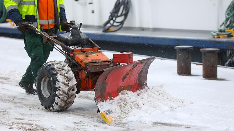 Winterwetter in Hamburg