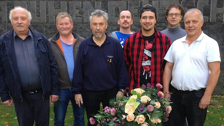 Gruppe 1: Edgar Schlembach, Gerhard Freibott, Erich Fries, Chris Gampe (Bundeswehr), Julian Weller (Bundeswehr), Dennis Keßler und Anton Ziegler. Foto: Paul Ziegler