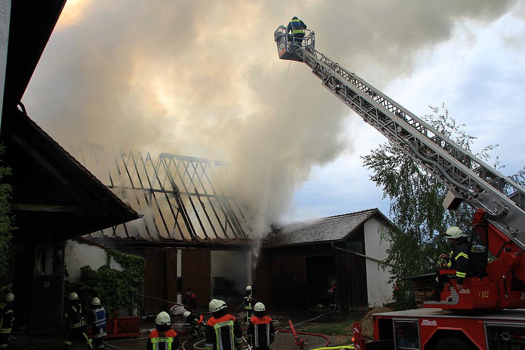 Großbrand im Kreis Erlangen-Höchstadt