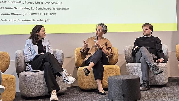 Beim Netzwerktreffen in Frankfurt: (von links) Susanne Herrnberger, Leonie Wanner, Stefanie Schneider, Martin Schmitt, Dr. Natascha Zeitel-Bank.