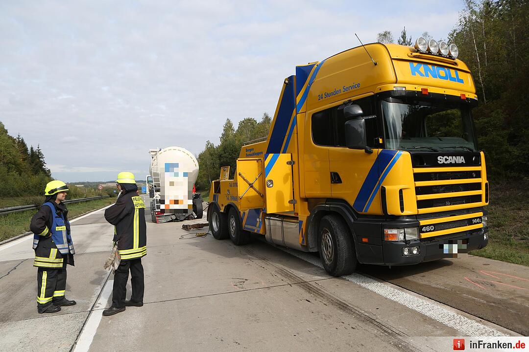 Tödlicher Unfall auf der A7 bei Rothenburg