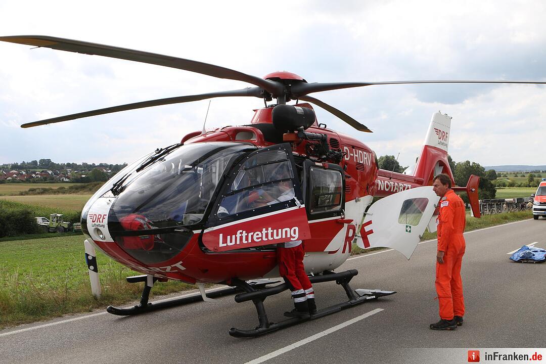 Lkw überschlägt sich bei Langenaltheim