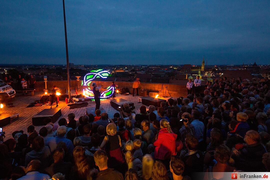 Burgfest auf der Kaiserburg in Nürnberg