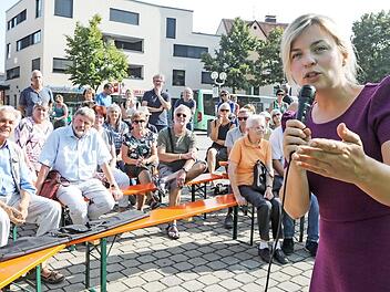 "Die Zukunft gehört gestaltet. Und wir wollen daran mitgestalten", fand Grünen-Chefin Katharina Schulze.  Foto: Barbara Herbst