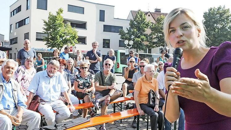 "Die Zukunft gehört gestaltet. Und wir wollen daran mitgestalten", fand Grünen-Chefin Katharina Schulze.  Foto: Barbara Herbst