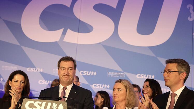Markus Söder sieht einen klaren Regierungsauftrag für die CSU. Sie auch? Machen Sie mit in unserer großen Umfrage. Foto: Kay Nietfeld/dpa
