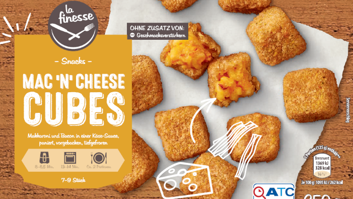 Aldi ruft Mac 'n' Cheese Cubes zurück