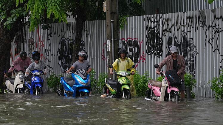 &Uuml;berschwemmungen in Thailand