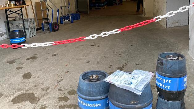 Fass-Notstand: Mit den fehlenden G&auml;sten fehlen auch die F&auml;sser am Kreuzberg.  Foto: Michael N&ouml;th