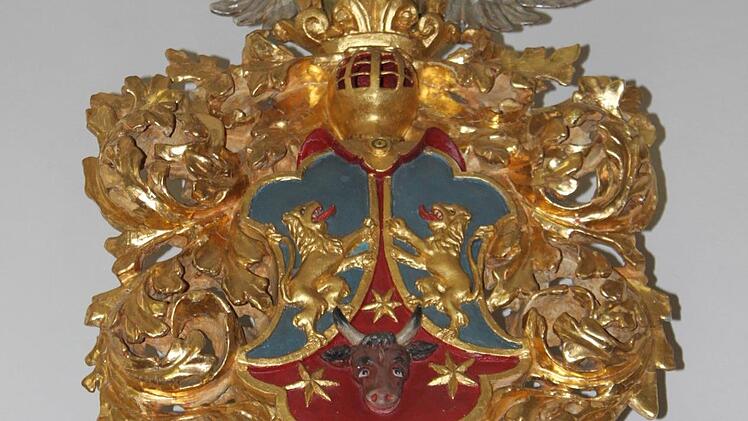 Die Familie Handel (hier ihr Wappen in Weismain) ist heute über ganz Europa verzweigt.