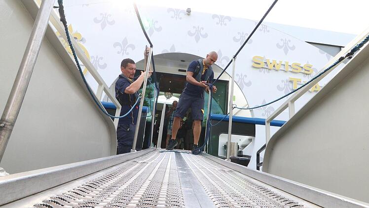Die neue Schiffsanlegestelle in Forchheim geht in Betrieb. Josef Hofbauer
