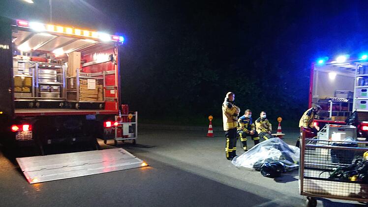 Die Feuerwehr ist vor Ort in der Ehlersstraße. Foto: Feuerwehr Forchheim
