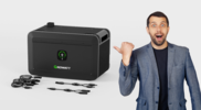 Growatt NOAH 2000 – kompakter Plug & Play-Speicher für Balkonkraftwerke mit 2,048 kWh Kapazität.
