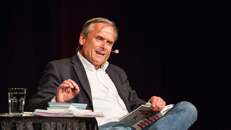 Axel Hacke bei einer Lesung auf dem Ha&szlig;furter Literaturfestival im April dieses JahresRen&eacute; Ruprecht