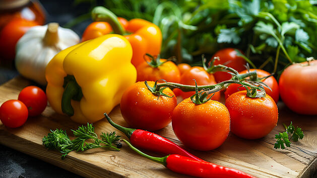 Tomaten, Paprika, Chili