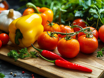 Tomaten, Paprika, Chili
