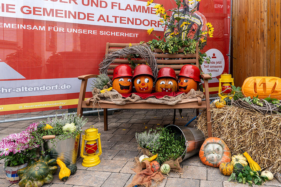 Die K&uuml;rbissaison hat ihren H&ouml;hepunkt mit dem K&uuml;rbismarkt in Altendorf.