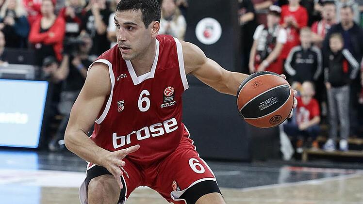 Nikos Zisis will mit den Brose Baskets im neunten Duell mit Kaunas den ersten Sieg einfahren.Foto: Sportpress