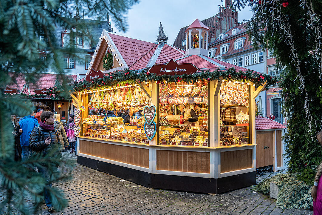 Zauberhafte Atmosphäre auf dem Marktplatz.