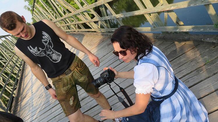 Dominik und Fotografin Doris