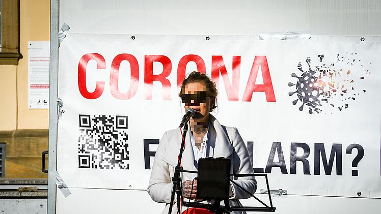 Corona-Demo in Bamberg