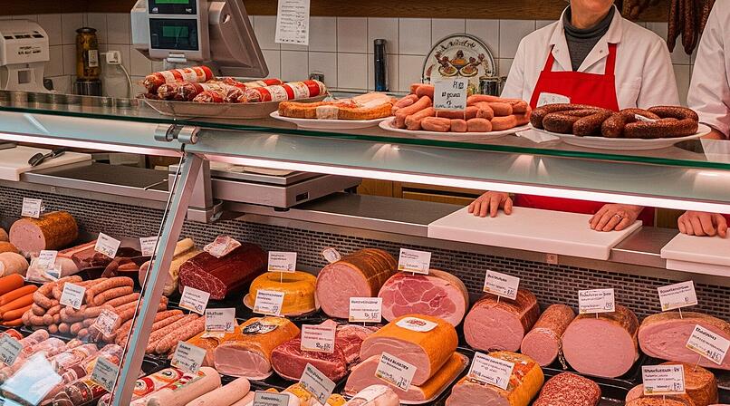 Metzgerei, Fleischerei, Wursttheke