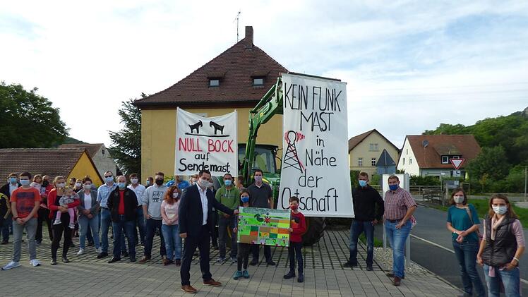 In Dietzhof wird der Protest gegen einen geplanten Mobilfunkmast immer lauter.Weichert