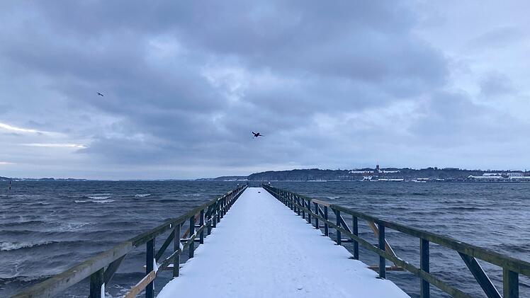 Schnee in Flensburg