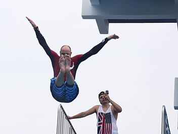 Wassertag beim Jugendfestival YouCo im Aquaria Freibad in CoburgFoto: Ronald Rinklef