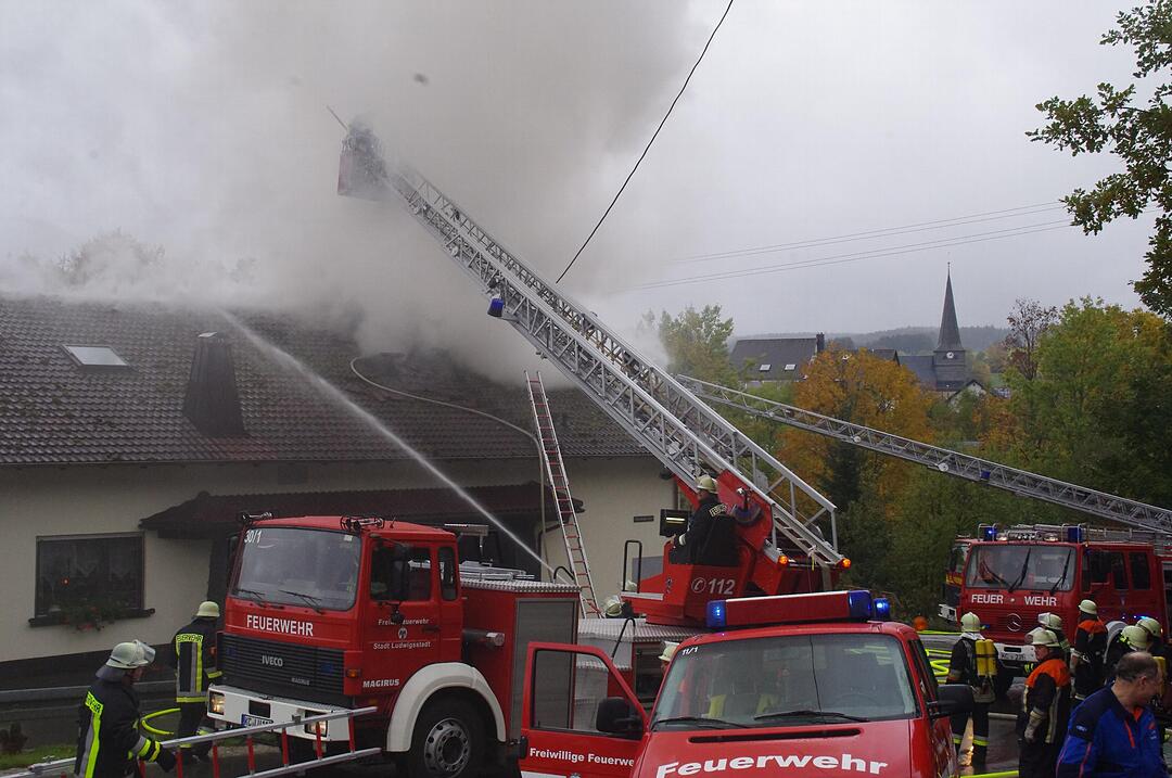 Brand in ehemaliger Disco in Windheim