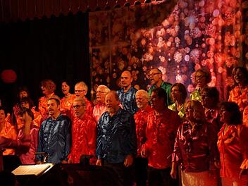 Der Chor Taktzente sorgte beim Auftritt in Maria Bildhausen für große Begeisterung. Foto: Anton Then