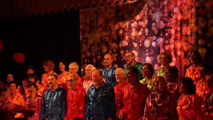 Der Chor Taktzente sorgte beim Auftritt in Maria Bildhausen für große Begeisterung. Foto: Anton Then