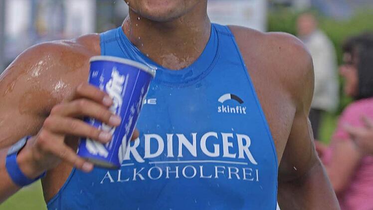 Erstaunlich frisch: Andreas Dreitz kurz vor dem Ziel.
