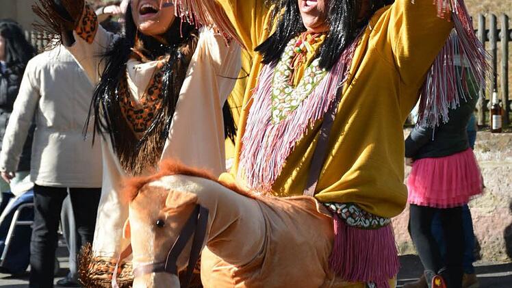 Faschingsumzug in Katzenbach und Lauter. Foto: Björn Hein