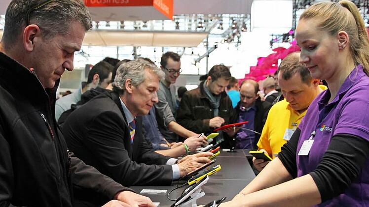 Impressionen von der Cebit 2014 in Hannover. Foto: Tobias Stich