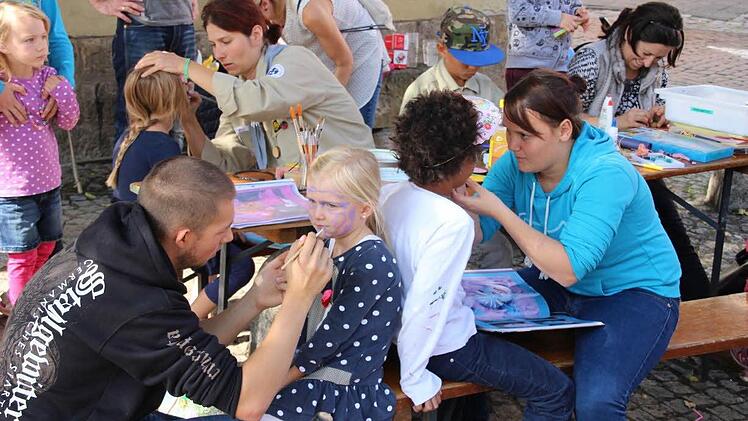 Kinderfest auf dem Anger.Foto: Dieter Britz