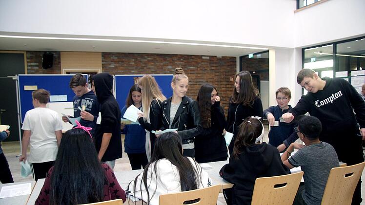 Juniorwahl an der Mittelschule    Foto: Richard Sänger
